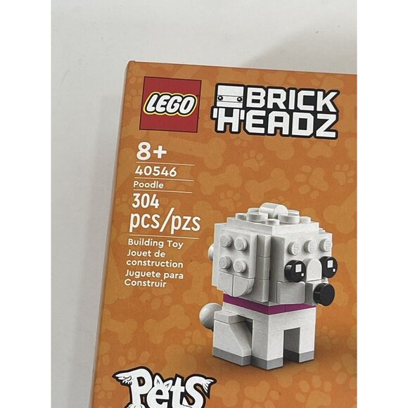 LEGO Brickheadz Poodle Set #40546 Retired Pets Dog Animals Limited Ed. - Picture 3 of 8